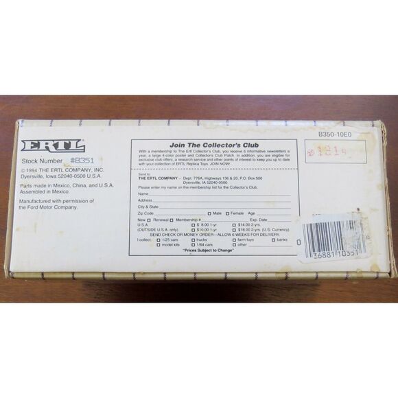 Vintage 1994 ERTL Diecast bank American Pasttime Series Florida Marlins - Picture 3 of 3